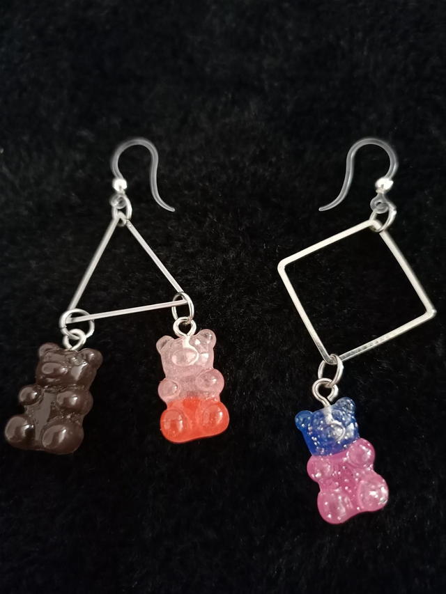 Boucles d&#039;oreilles oursons 