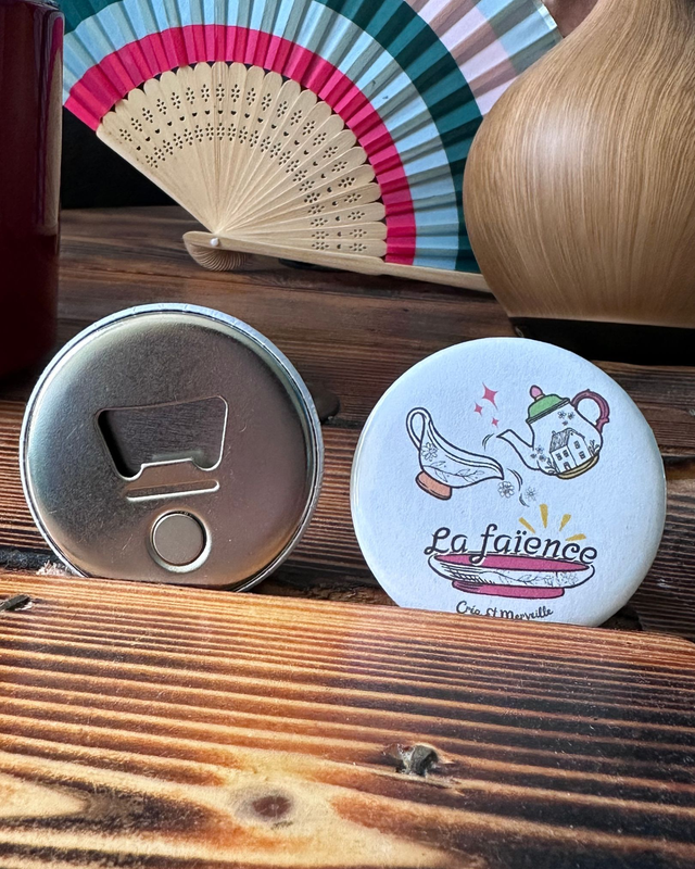 Magnet décapsuleur Faïence ☕️