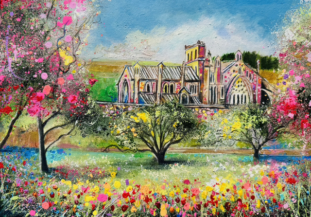 Print- Melrose Abbey