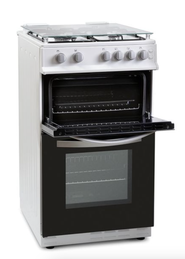Hostess TCG50W Hostess Gas Cooker 50Cm White