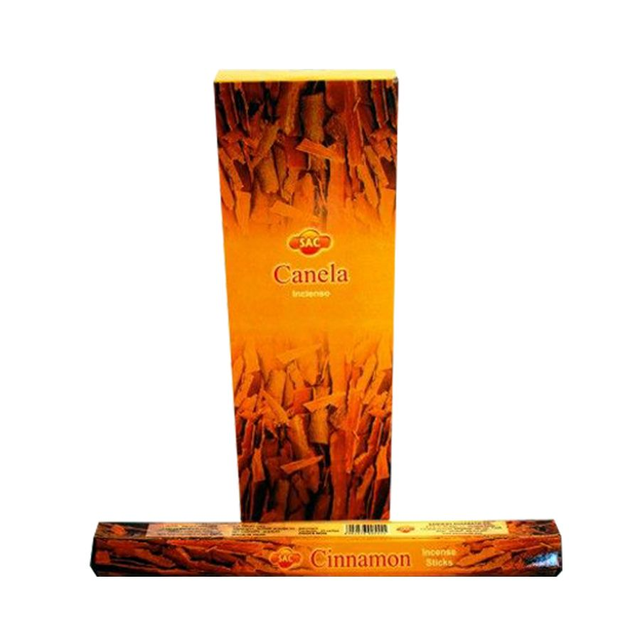 Caja GRANDE  6 uni. Incienso Sac Canela