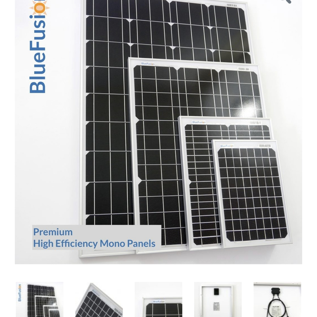 Blue fusion mono solar panel 