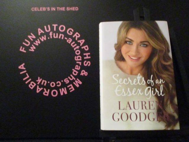 Lauren Goodger - 'Secrets Of An Essex Girl' Authentic Autographed Hardback Book