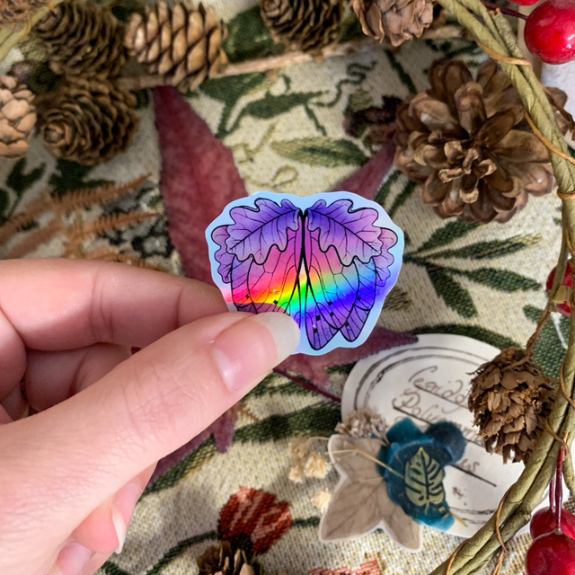 Sticker Holographique - Fée Papillon