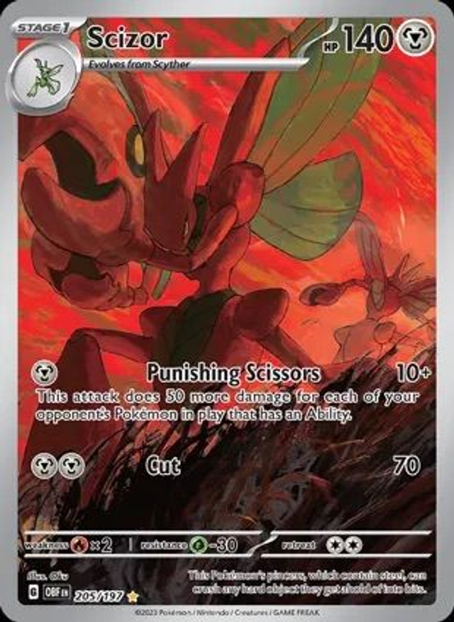 Scizor - 205/197 (Illustration Rare)