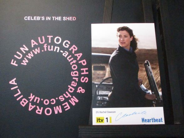 Carole Willie (DS Rachel Dawson) Original Pre-Print Black &amp; Yellow Heartbeat 6x4 Cast Card