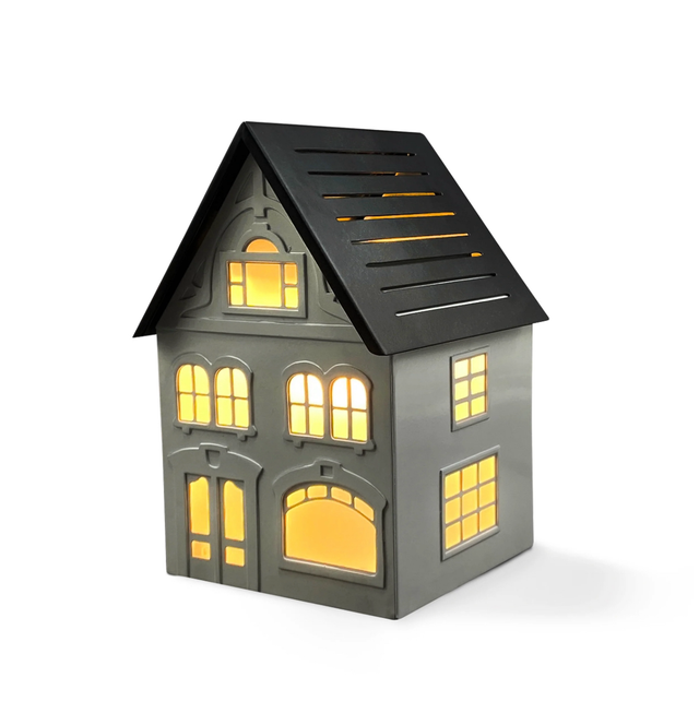 🏠 Mayfair House Electric Wax Melt Burner – Black &amp; White