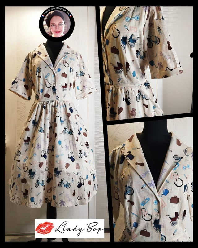 Robe Lindy Bop Aneira Cream Due Date T44