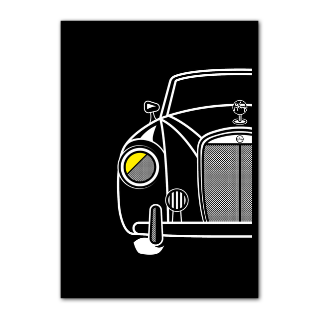1958 Mercedes - 150221 - Hony | Kunstdruck