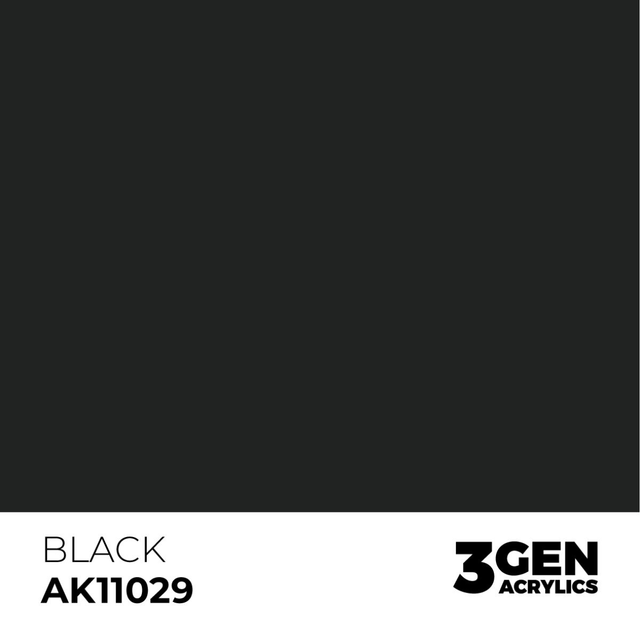 3rd Gen. Acrylics 29 Black