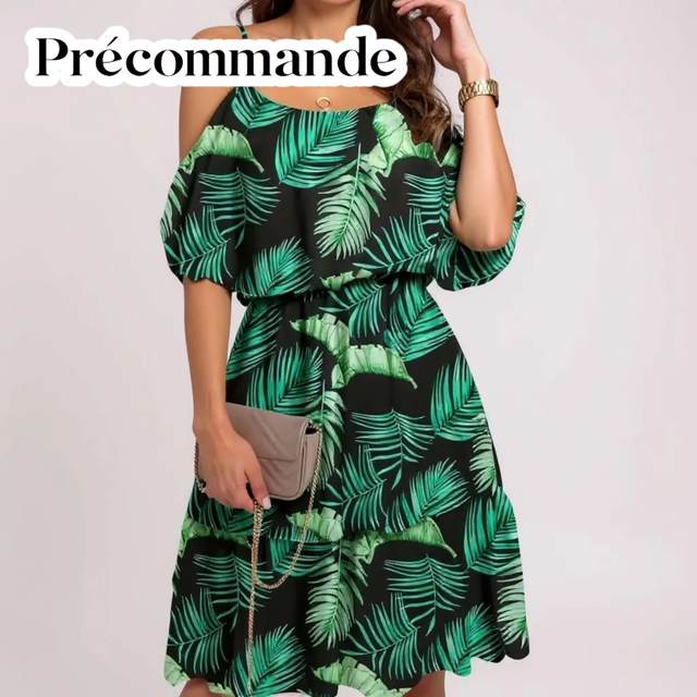 Robe ROSÉLIA | Vert PRÉCOMMANDE 