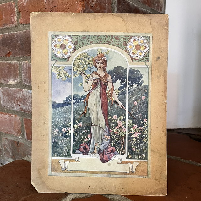 Set 1 Various Art Nouveau Prints