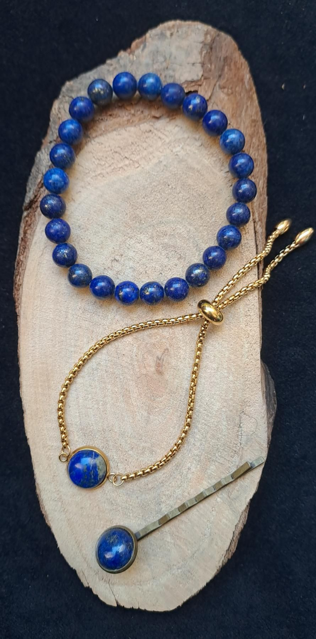 Parure en Lapis-lazuli 