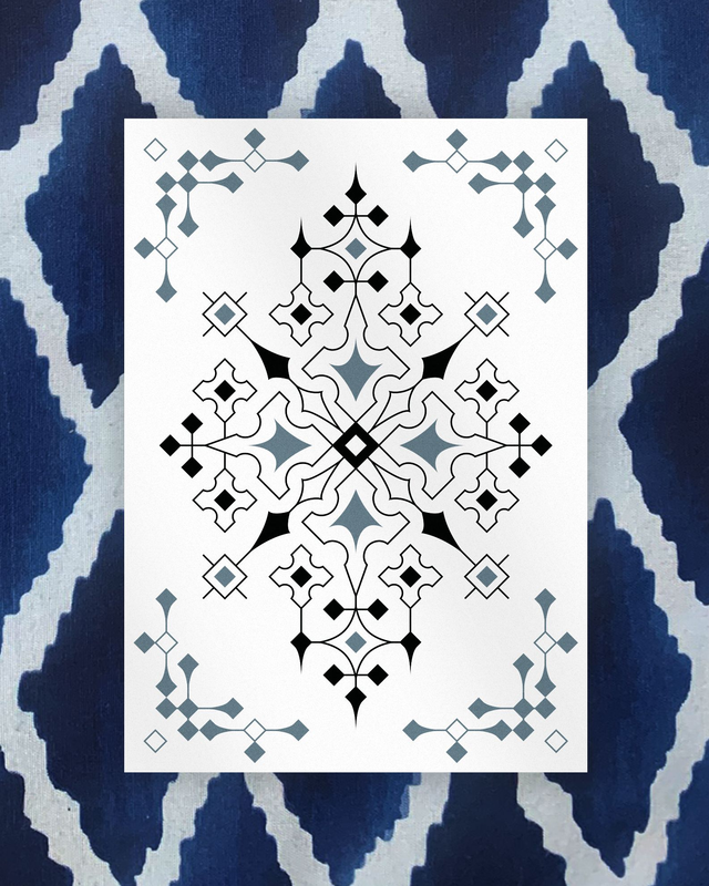 DENDRITIC MELODY #2 - CARTE POSTALE