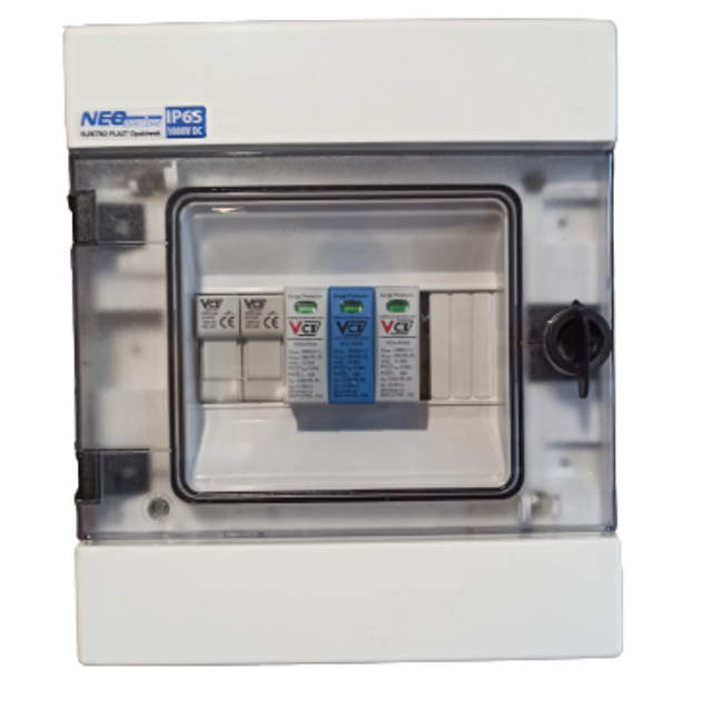 Rozdzielnica PV DC 1 stringi T1 T2 