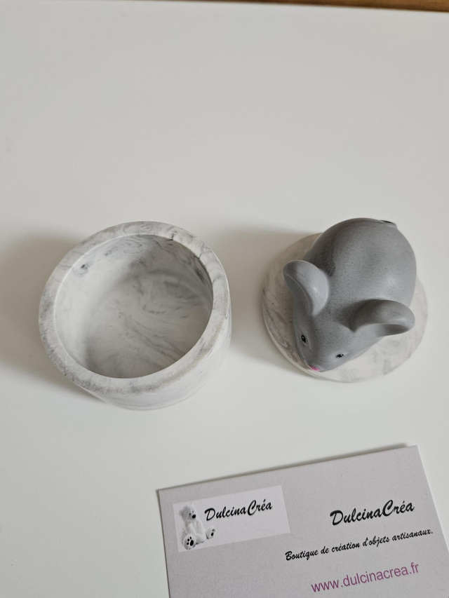 Boite à dent marbrée