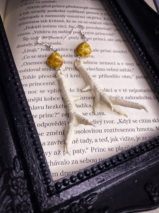 Náušnice Osteology Pařáty 