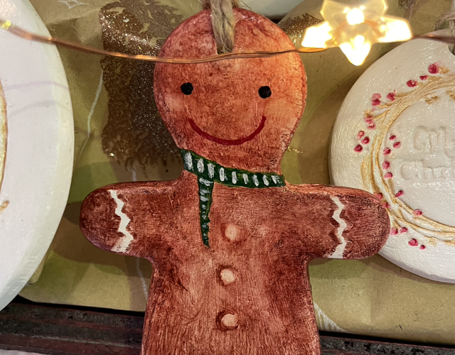 Handmade Christmas ornament ‘Gingerbread’