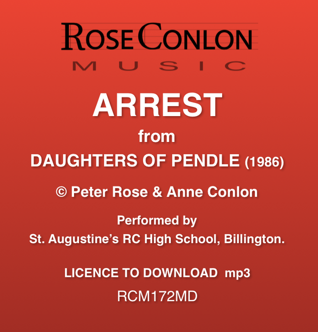 ARREST  RCM172MD from Daughters of Pendle by Peter Rose &amp; Anne Conlon