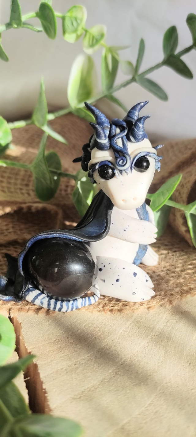 🐉 Dragonne des Abysses Célestes – Obsidienne Œil Céleste &amp; Sagesse Intérieure