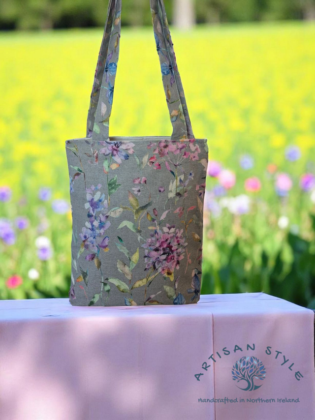 Canvas Floral Tote
