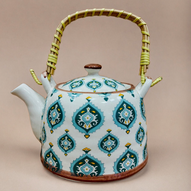 Tetera artesanal de cerámica