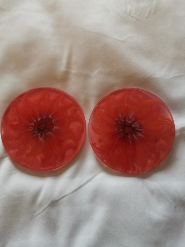 Red coasters