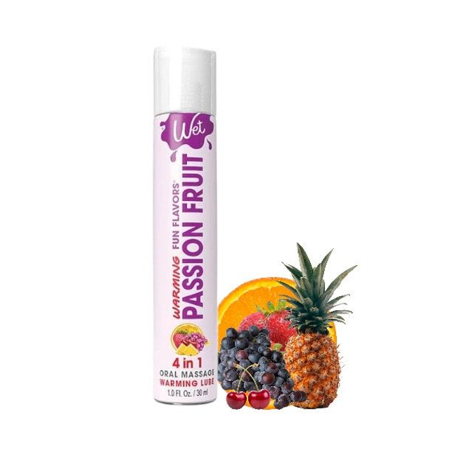 Lubricante Comestible 4 en 1 Passion Fruit 30 ml