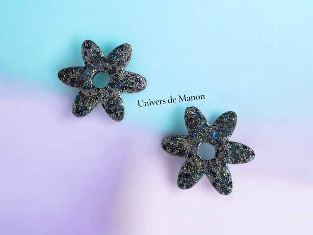 Pampilles Fleur  25 mm 