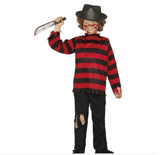 halloween ,  87760  SCISSORS BOY BAMBINO freddy TAGLIA 10-12 ANNI 