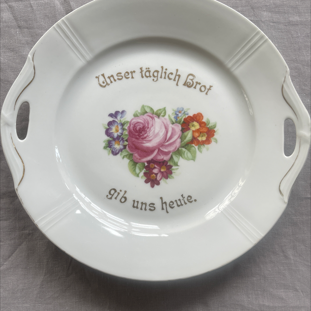 Unser täglich Brot… Teller mit Griff