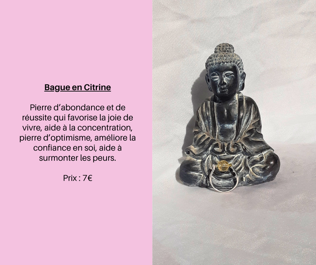 162- Bague en Citrine