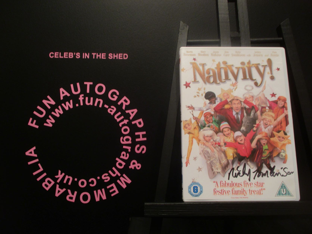 Ricky Tomlinson - 'Nativity!' Authentic Autographed Dvd Cover