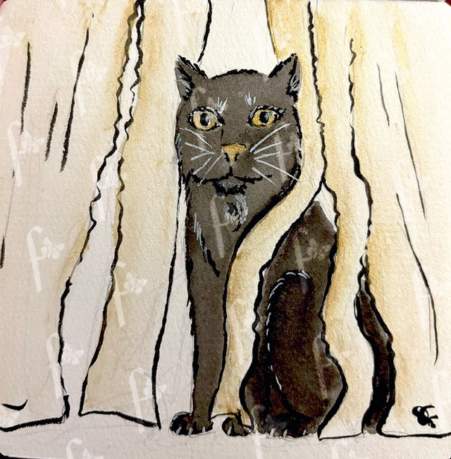 Inktober 15 - En lambeaux