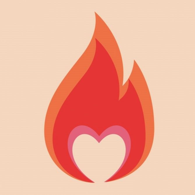 Broche Feu