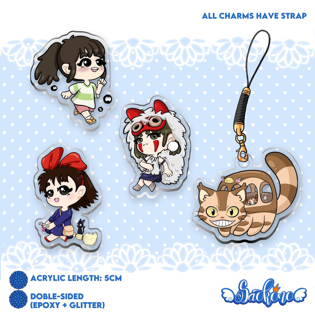 Ghibli Studio phone charm