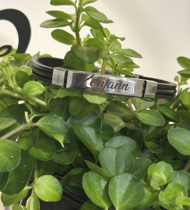 Bracelet homme prénom