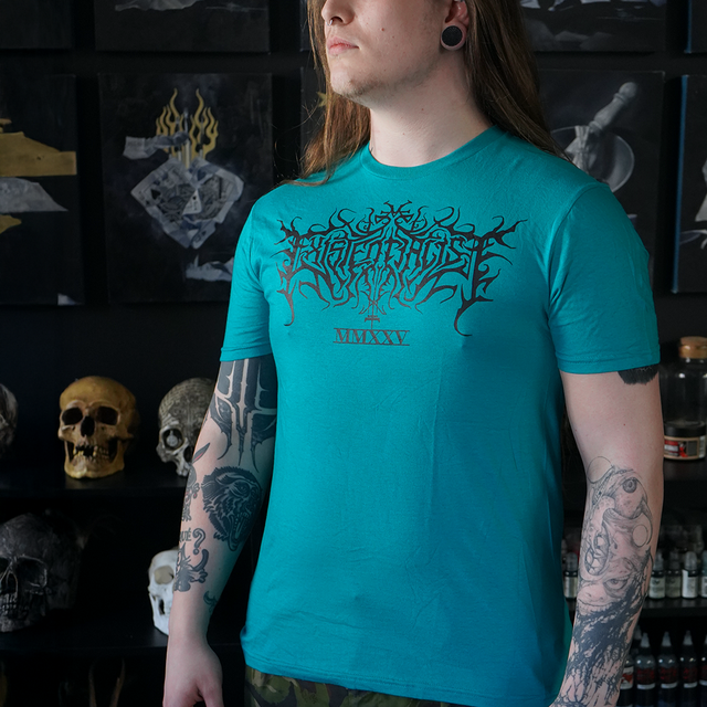 "Existentialist 2025" Logo T-Shirt in Jade Dome