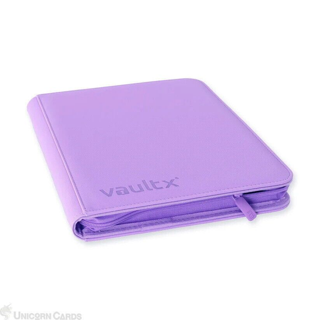 Vault X 9-Pocket Exo-Tec Zip Binder Just Purple