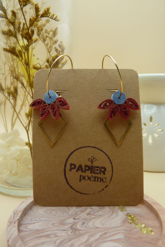 Modèle Apache - Rouge et bleu