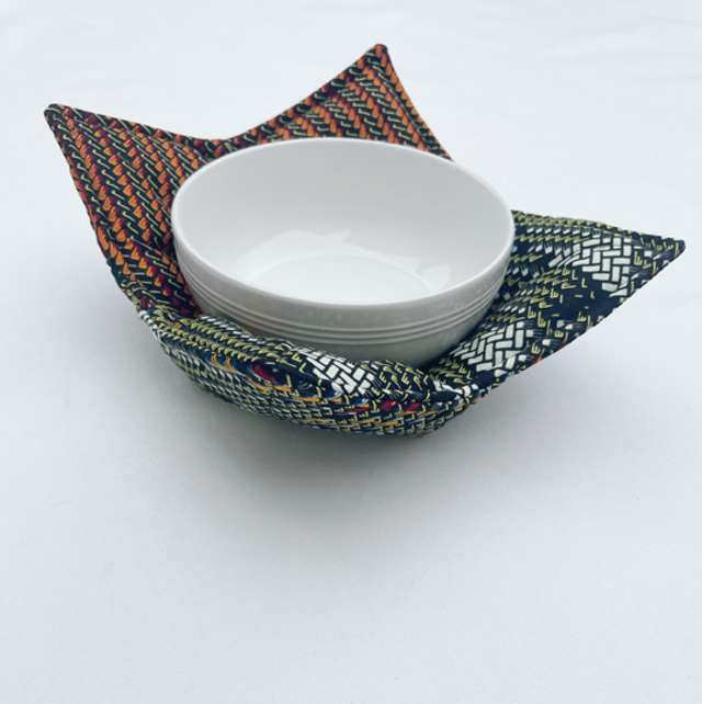 African Print Bowl Cosy