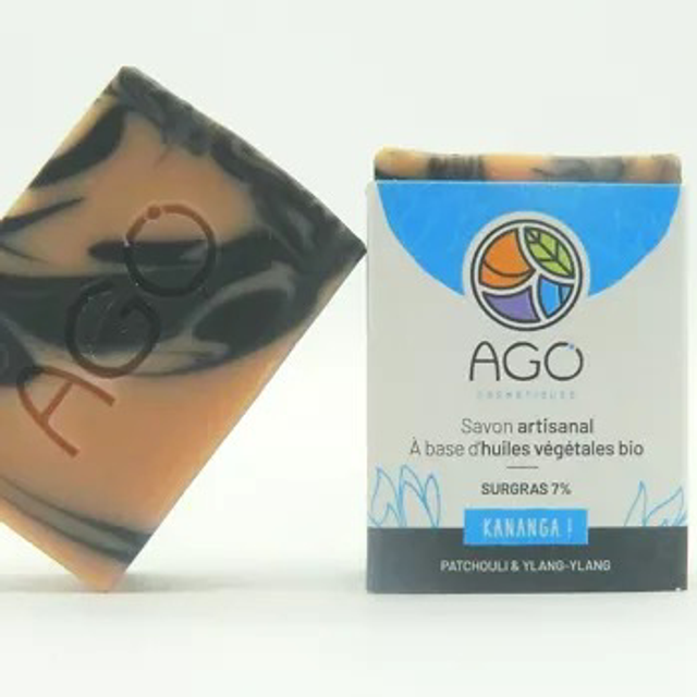 Savon AGO Kananga - Patchouli &amp; Ylang-Ylang - 90g