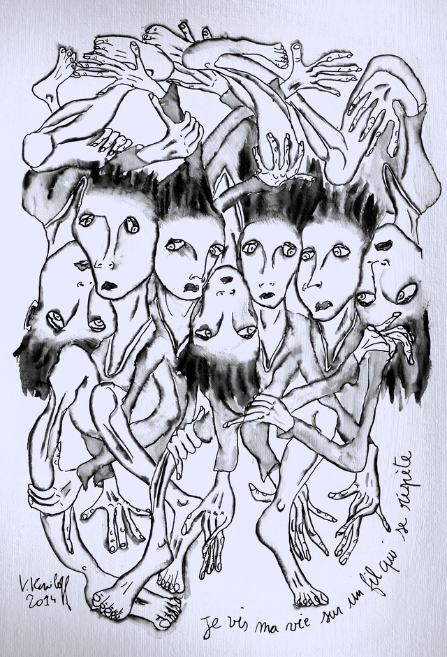 Je vis ma vie sur un fil...