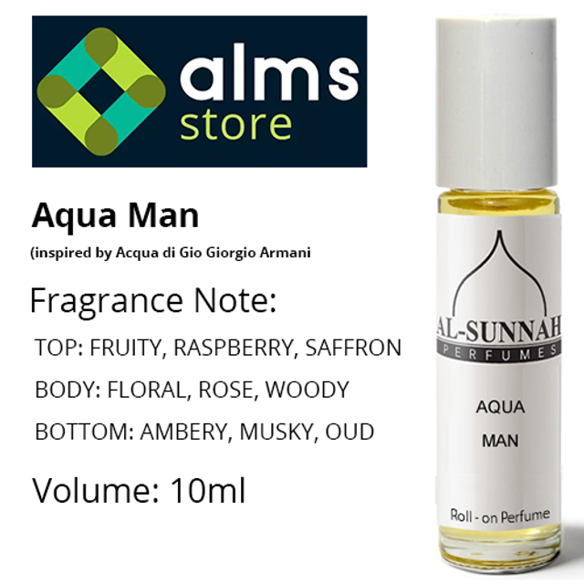 Aqua Men 10ml Roll-on