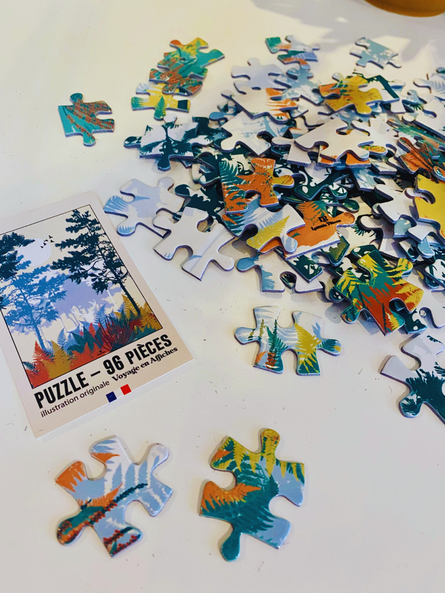 Puzzle 96 pièces Forêt des Landes de Gascogne - édition limitée