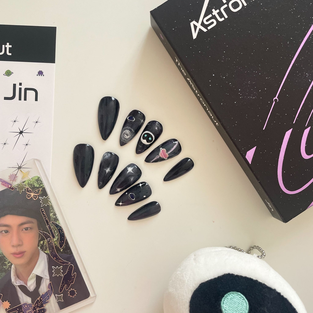 ✨ Set de Press-on Nails "The Astronaut" 🪐💖