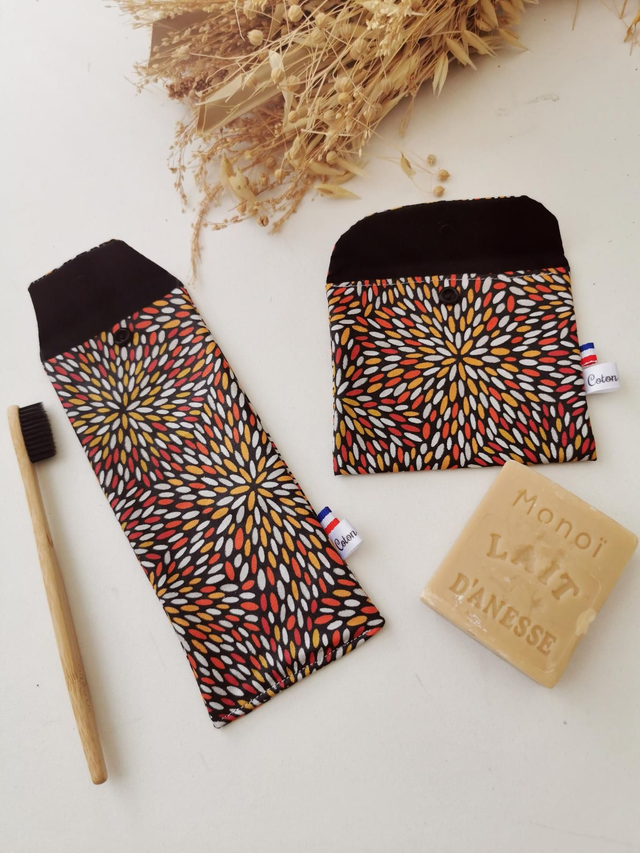 Ensemble étui brosse à dents et savon 