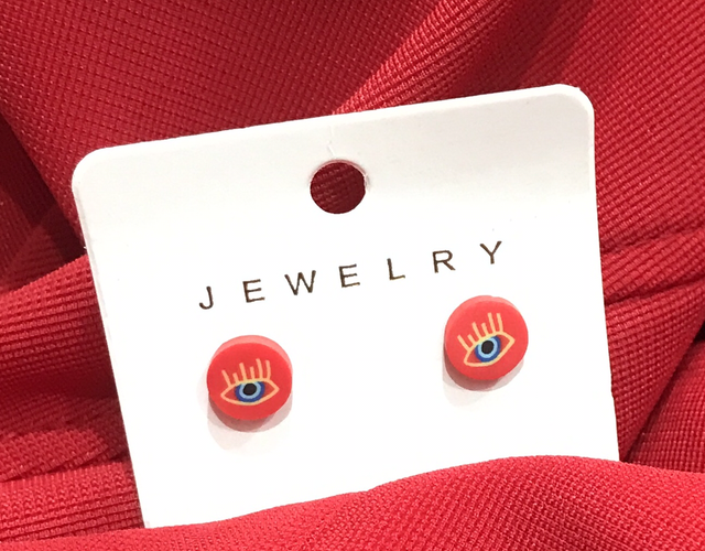 Children Red Earrings - CRE03