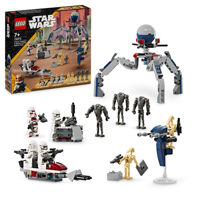 LEGO® 75372 Clone Trooper™ & Battle Droid™ Battle Pack