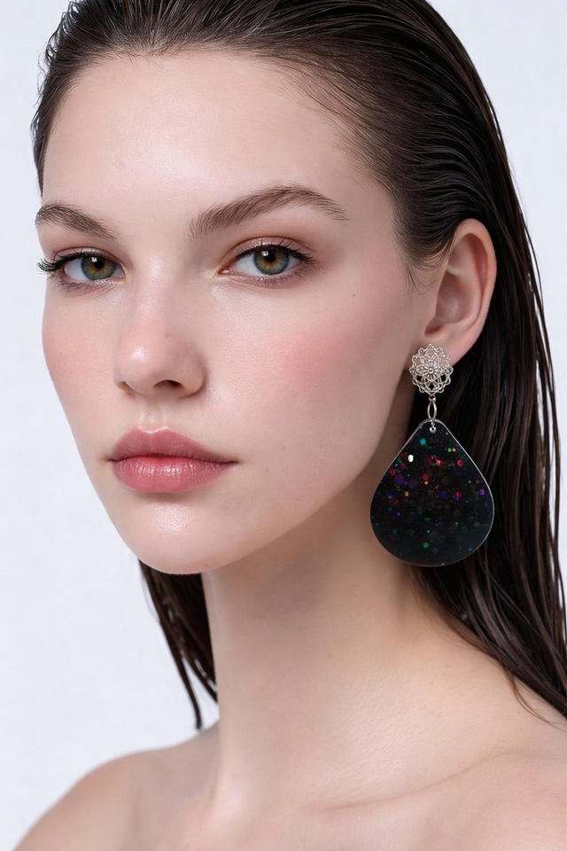 Boucles Gouttes -Collection Dark blue